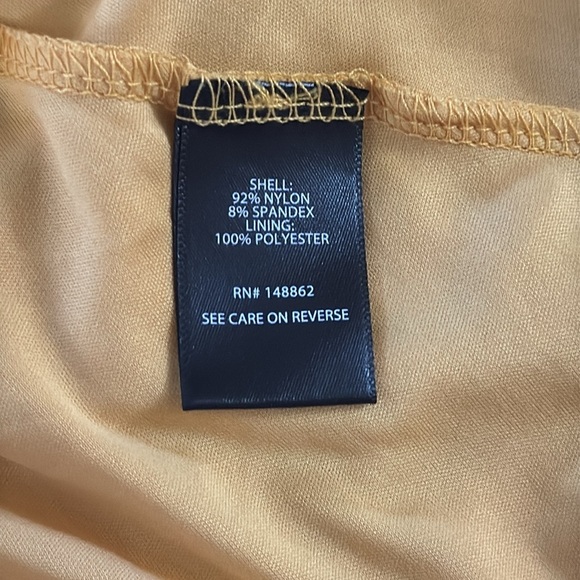 Torrid Stretch Mesh Square Neck Shirred Peplum Cherish Floral Mineral Yellow - Picture 7 of 13